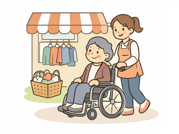 福祉タクシーでお買い物・日常のお出かけ