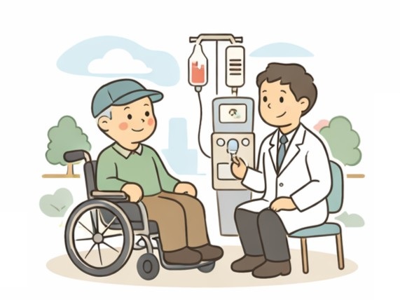 福祉タクシーで通院・人工透析